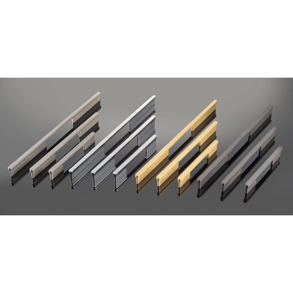 Contemporary Pull - 6-5/16" Center-to-Center - Brushed Black Nickel