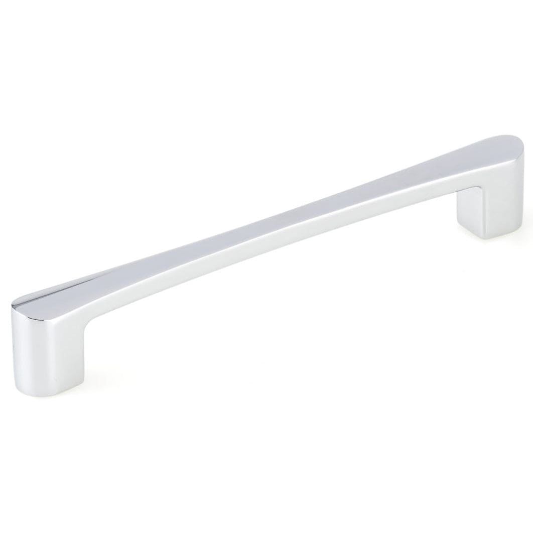 Contemporary Pull, 6-5/16" Center-to-Center, Chrome