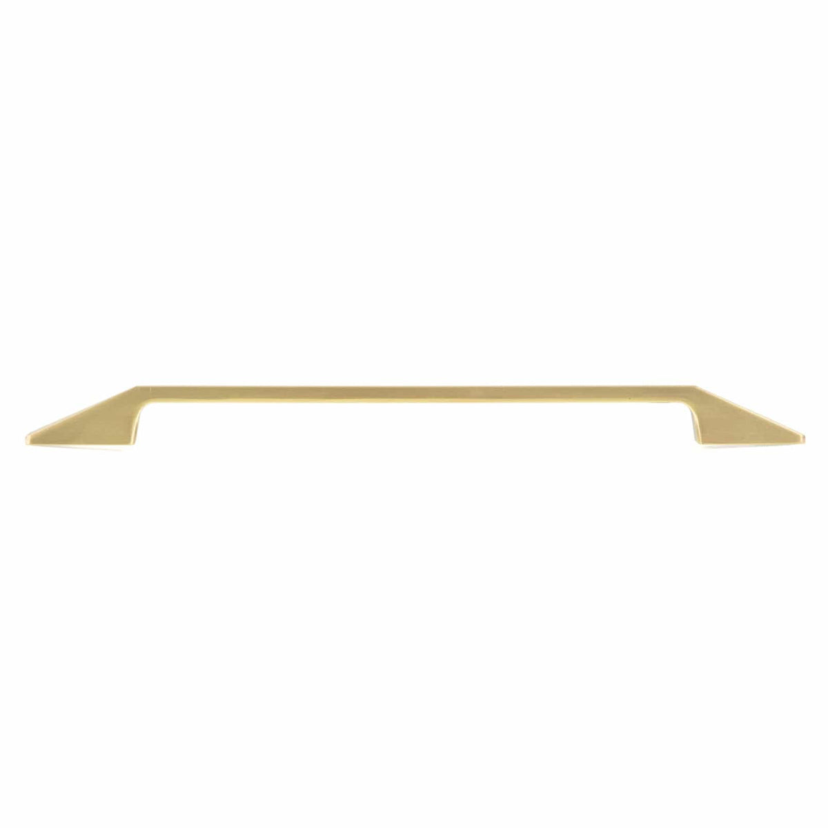 Contemporary Pull, 12-5/8" Center-to-Center, Satin Brass