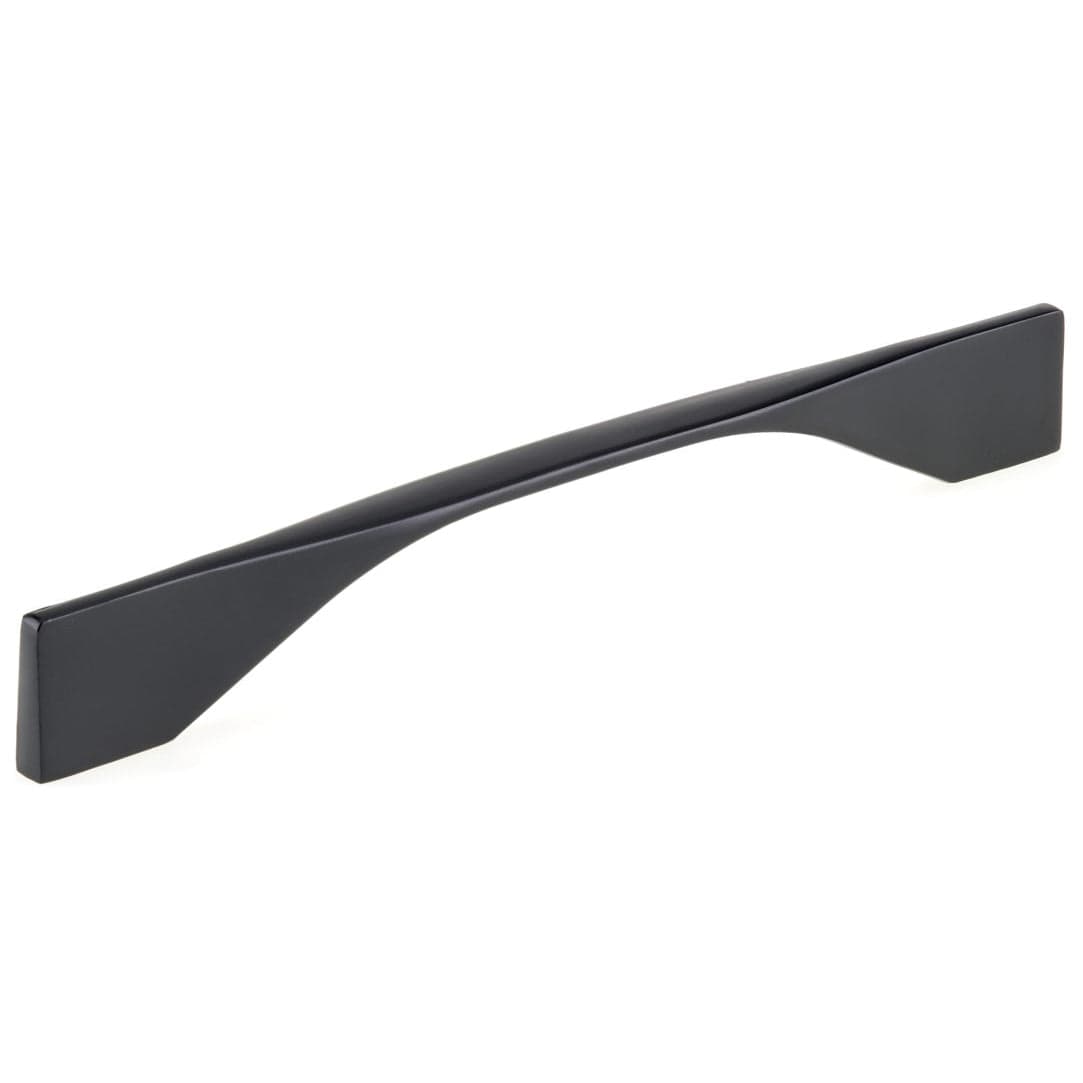 Contemporary Pull, 6-5/16" or 7-9/16" Center-to-Center, Matte Black