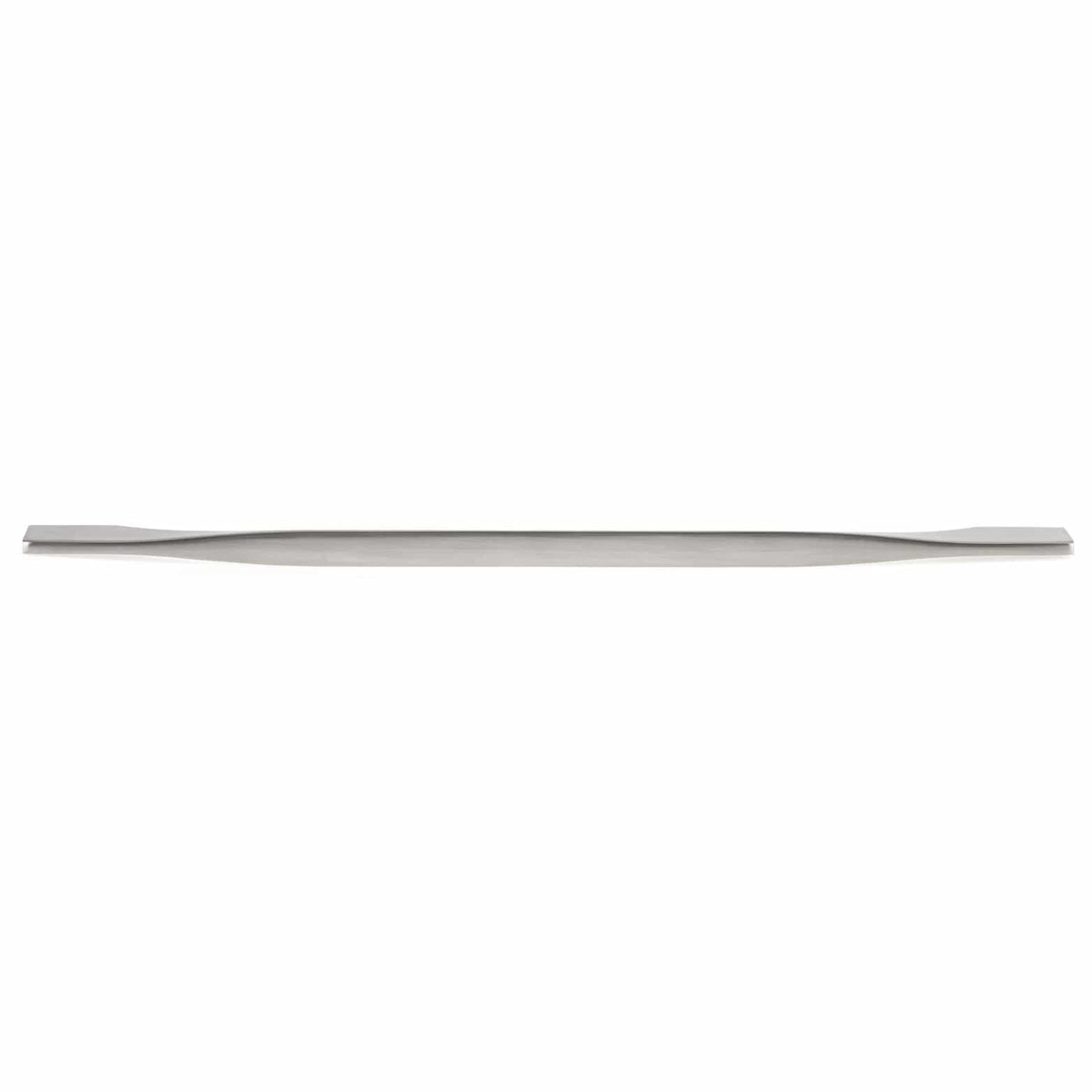 Contemporary Pull, 11-3/8" to 12-5/8" Center-to-Center, Brushed Nickel