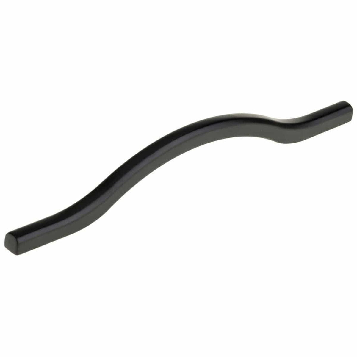 Contemporary Pull, 5-1/16" Center-to-Center, Matte Black