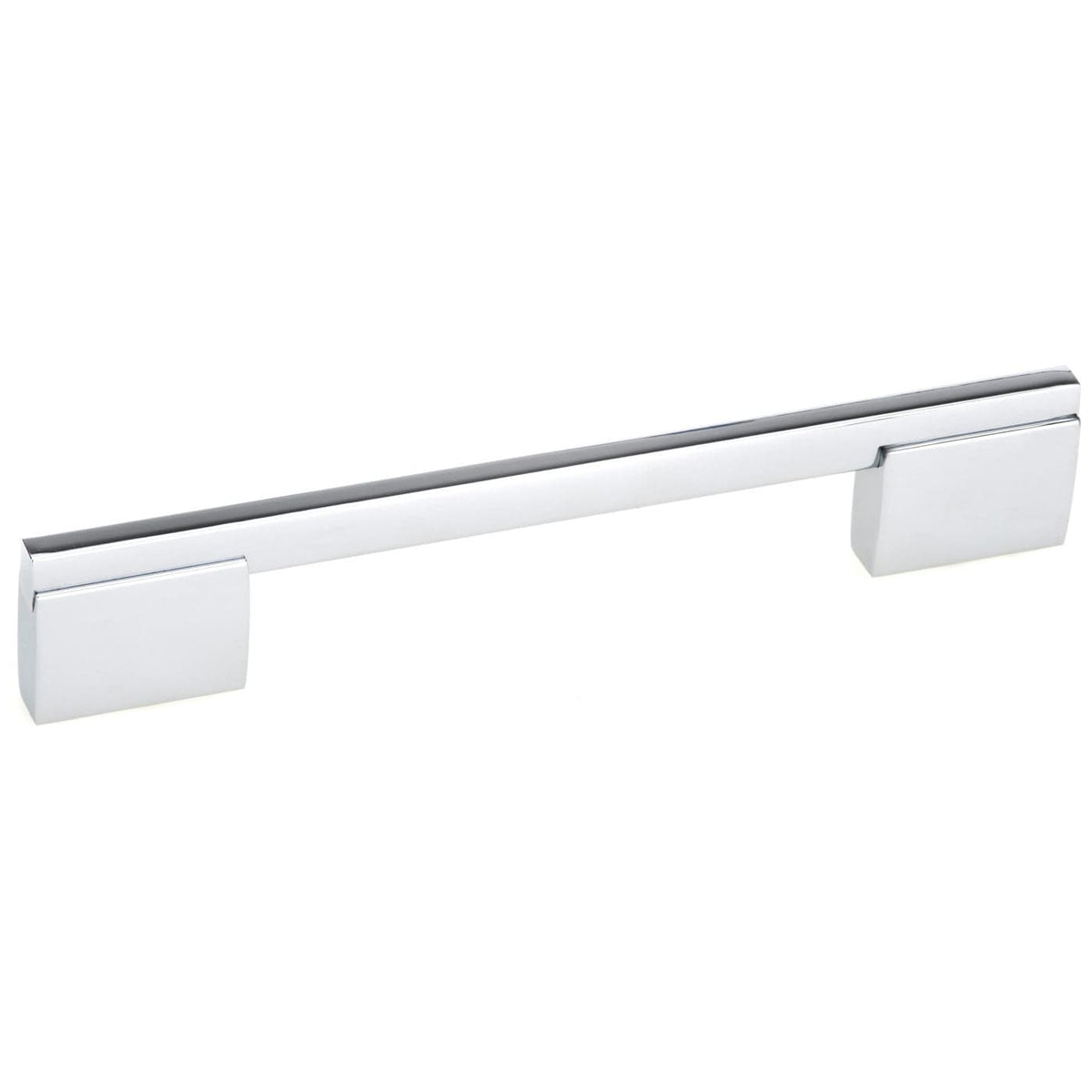 Contemporary Pull, 7-9/16" Center-to-Center, Chrome
