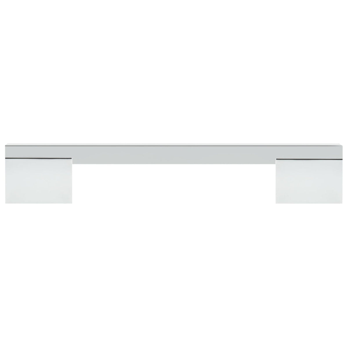Contemporary Pull, 7-9/16" Center-to-Center, Chrome