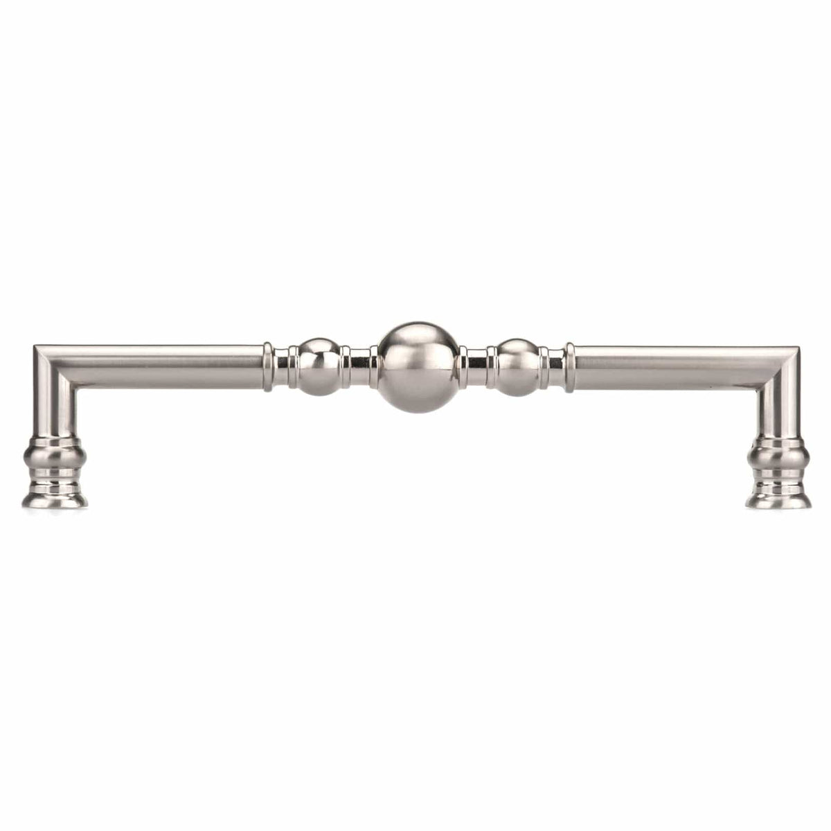Traditional Pull, 12-5/8" Center-to-Center, Brushed Nickel