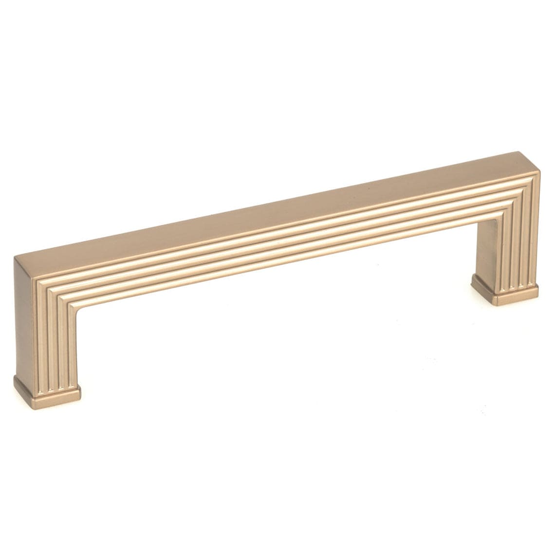 Smooth-Faced Transitional Metal Pull - Champagne Bronze - 5-1/32" Center-to-Center - 5-19/32" L