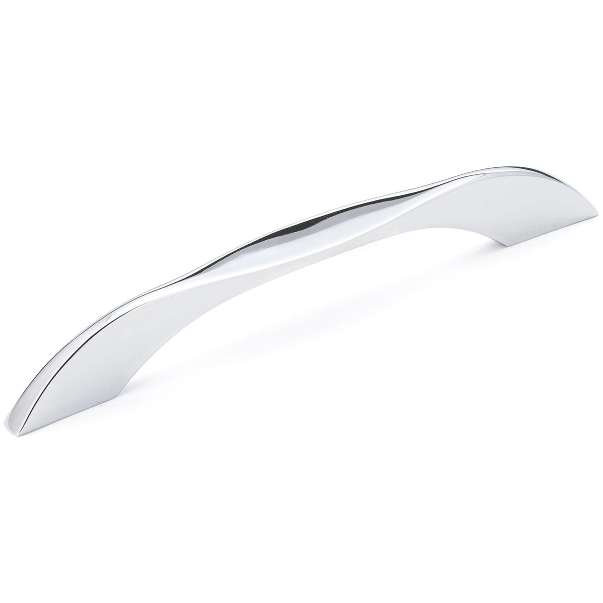 Contemporary Pull, 5-1/16" Center-to-Center, Chrome