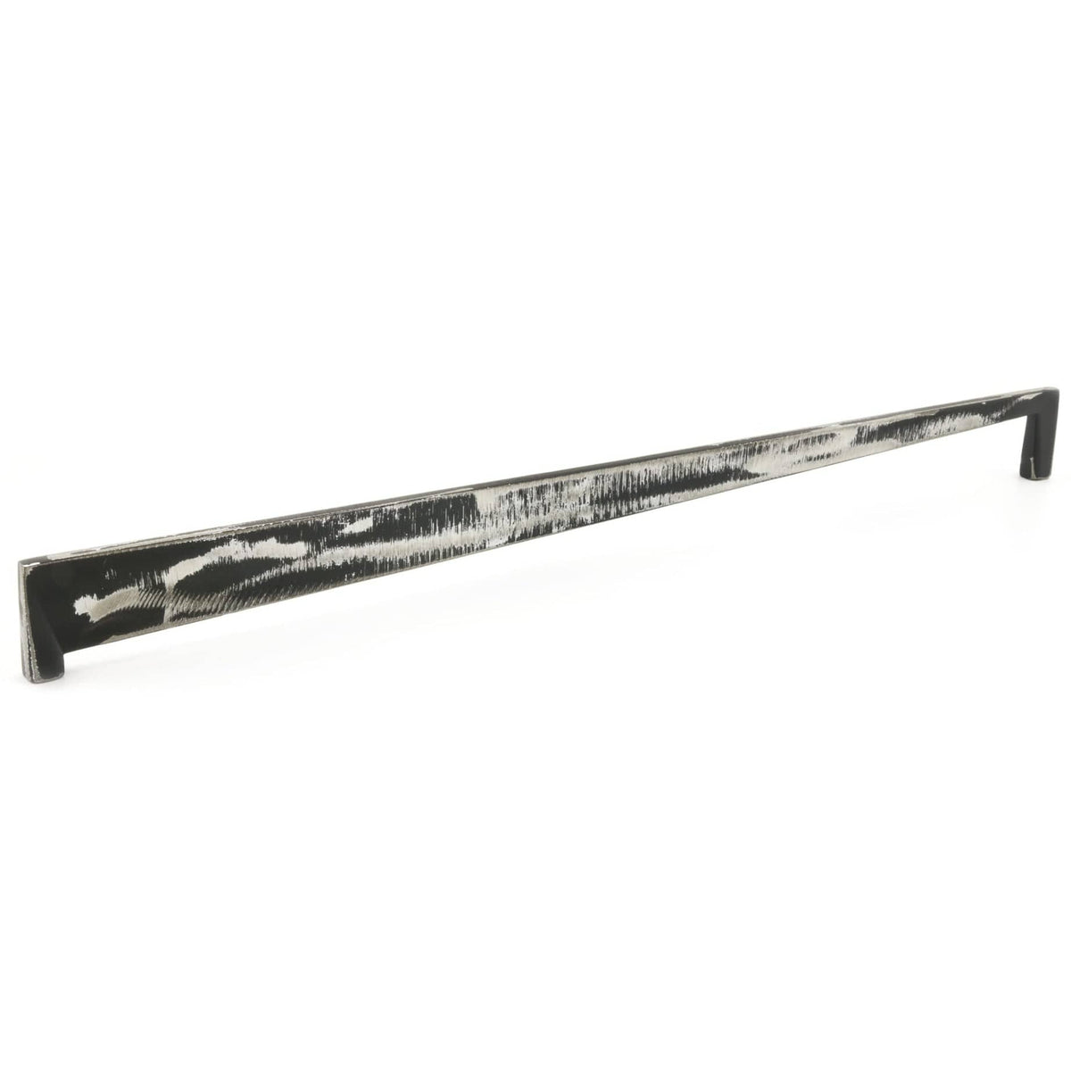 Contemporary Pull, 12-5/8" Center-to-Center, Brushed Industrial Black