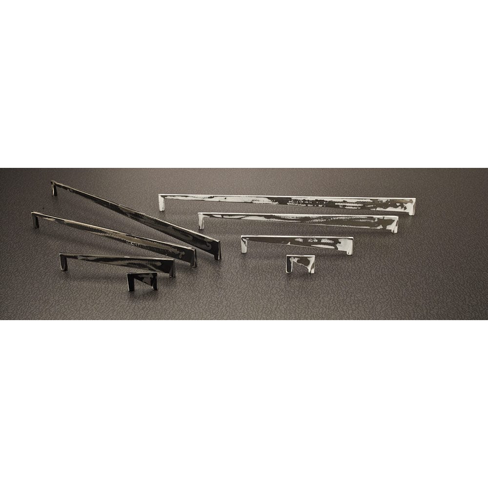Contemporary Pull, 12-5/8" Center-to-Center, Brushed Industrial Black