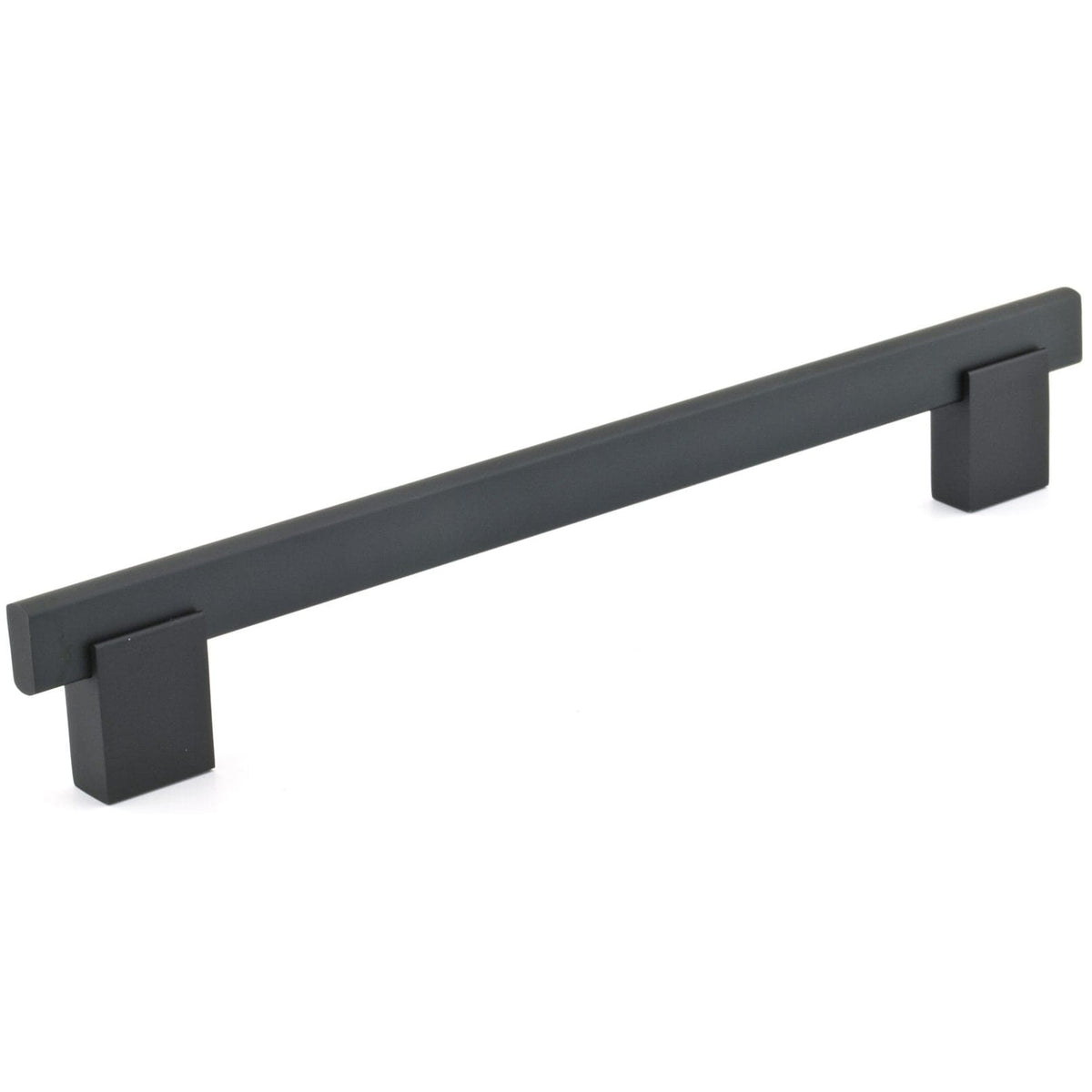 Contemporary Pull - 7-9/16" Center-to-Center - Matte Black