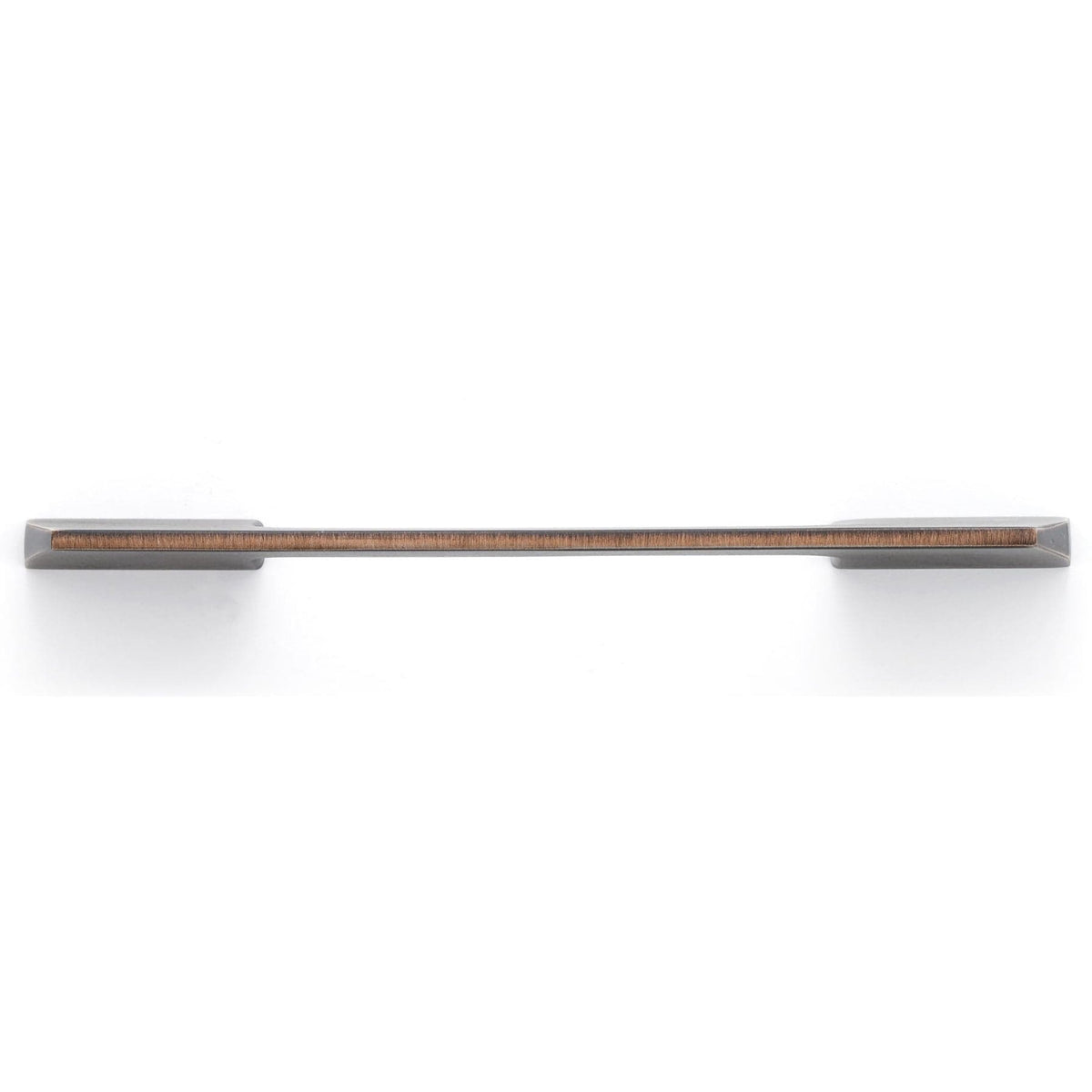 Contemporary Pull, 3-3/4" Center-to-Center, Brushed Oil-Rubbed Bronze