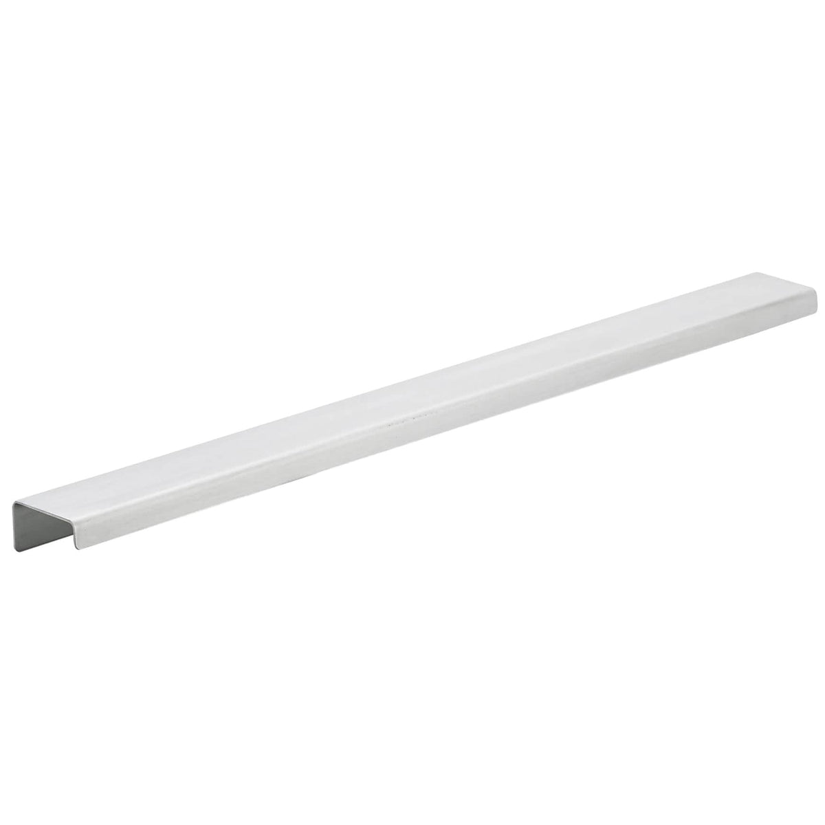 Contemporary Edge Pull, 14" Center-to-Center, Stainless Steel