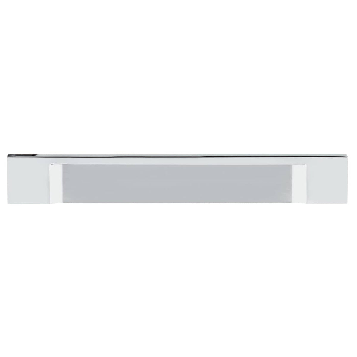 Contemporary Pull, 5-1/16" Center-to-Center, Chrome
