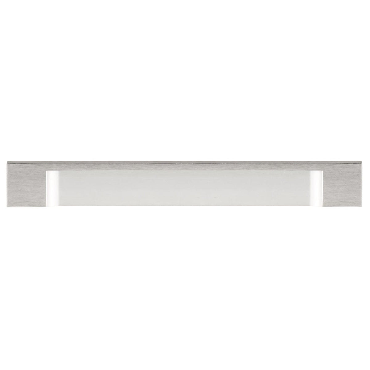 Contemporary Pull, 6-5/16" Center-to-Center, Stainless Steel