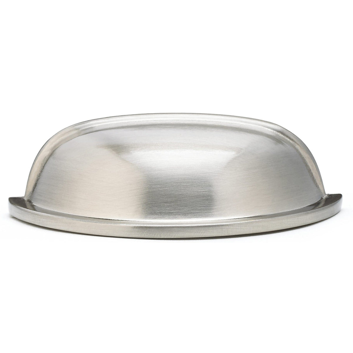 Traditional Cup Pull, 3" Center-to-Center, Brushed Nickel