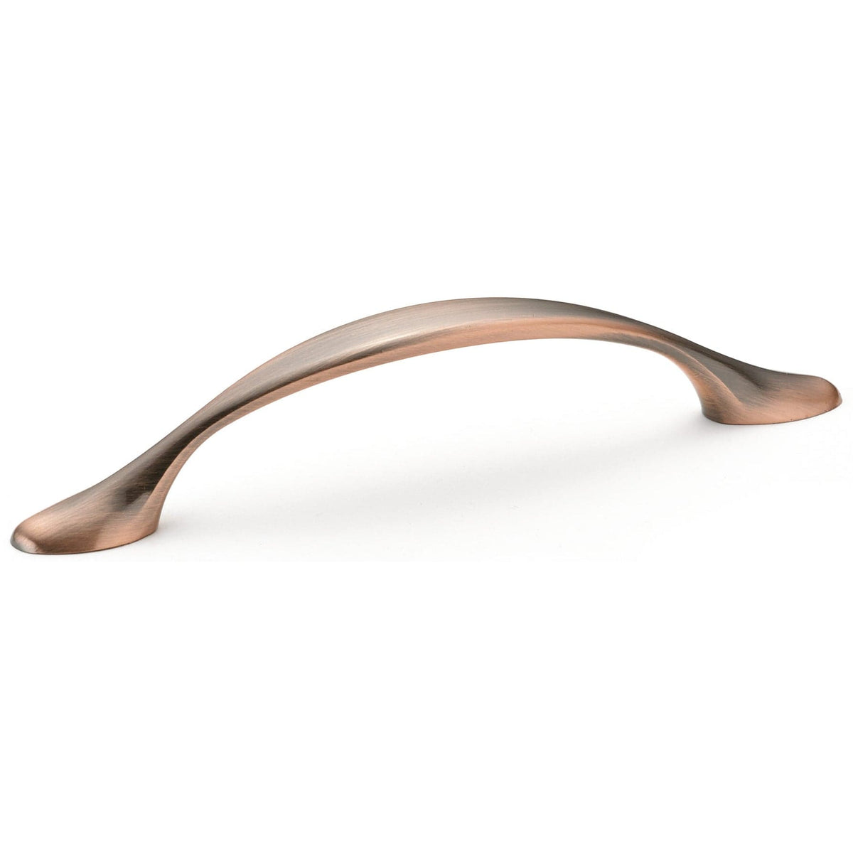 Traditional Pull, 3-3/4" Center-to-Center, Antique Copper