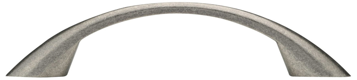 Contemporary Pull, 3-3/4" Center-to-Center, Pewter