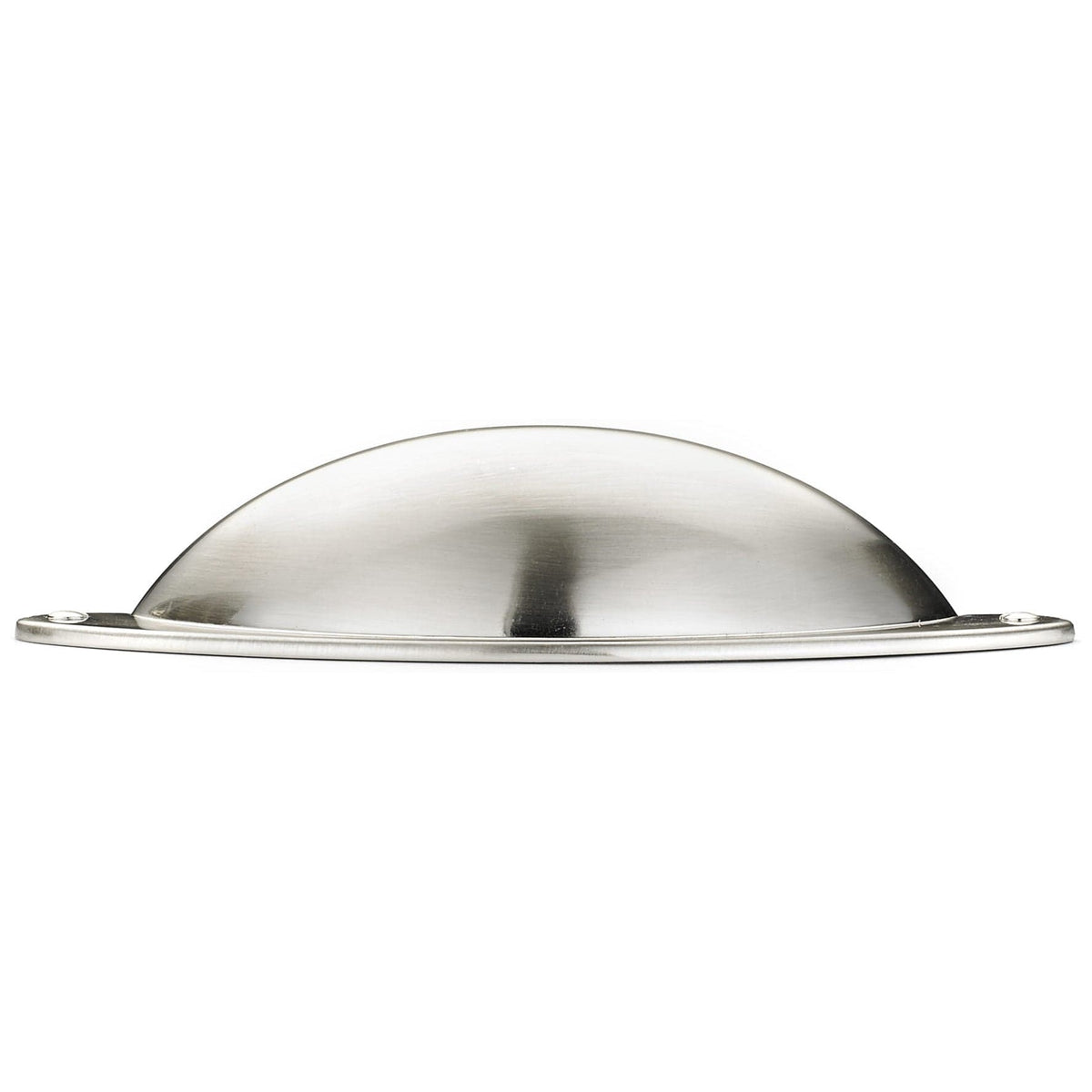 Traditional Cup Pull, 3" Center-to-Center, Brushed Nickel