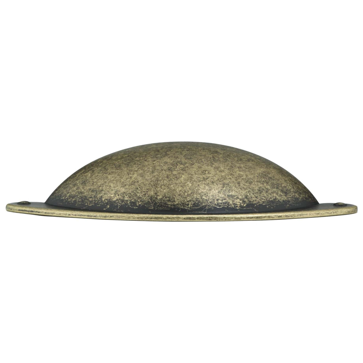 Traditional Cup Pull, 3" Center-to-Center, Burnished Brass