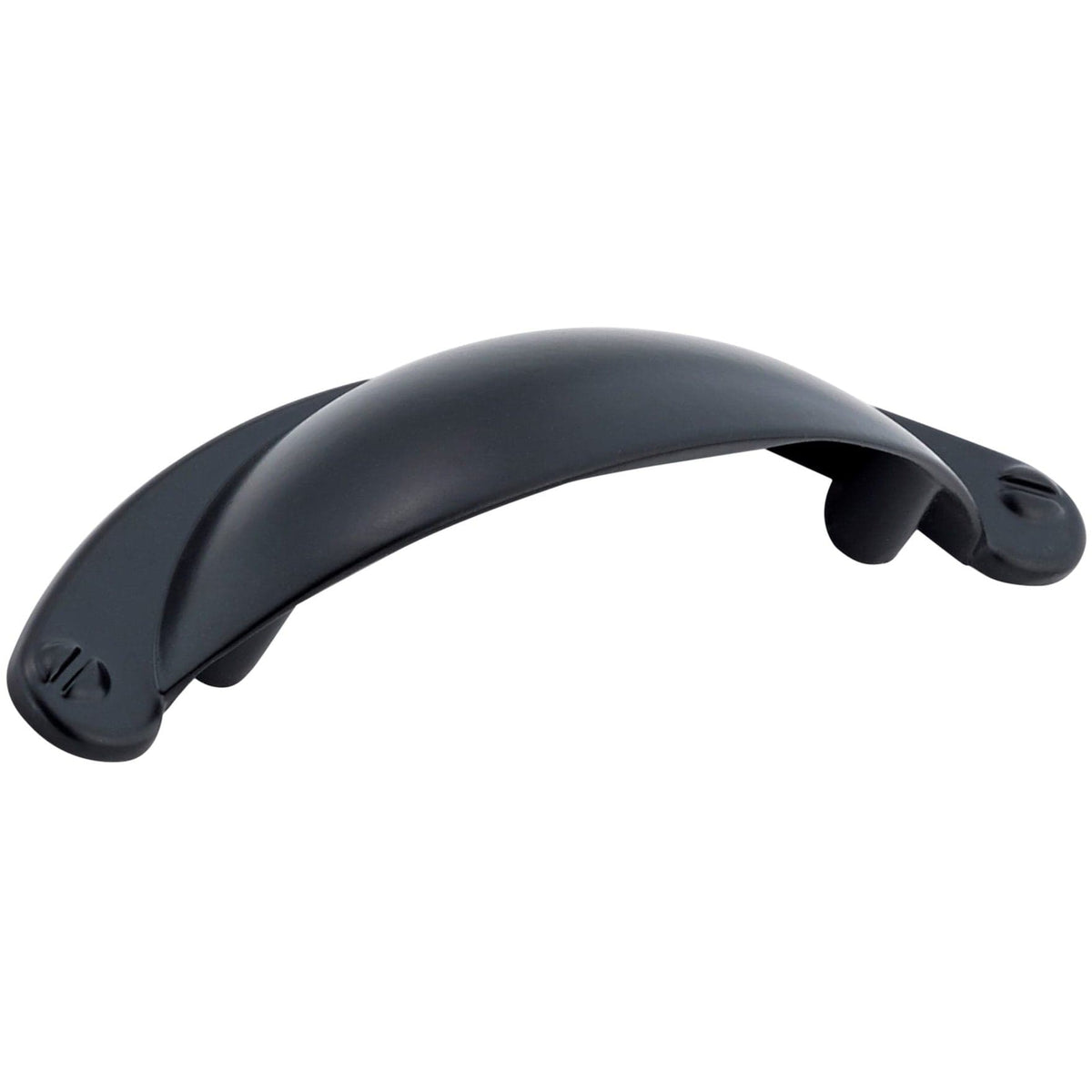 Traditional Cup Pull, 2-1/2" Center-to-Center, Matte Black