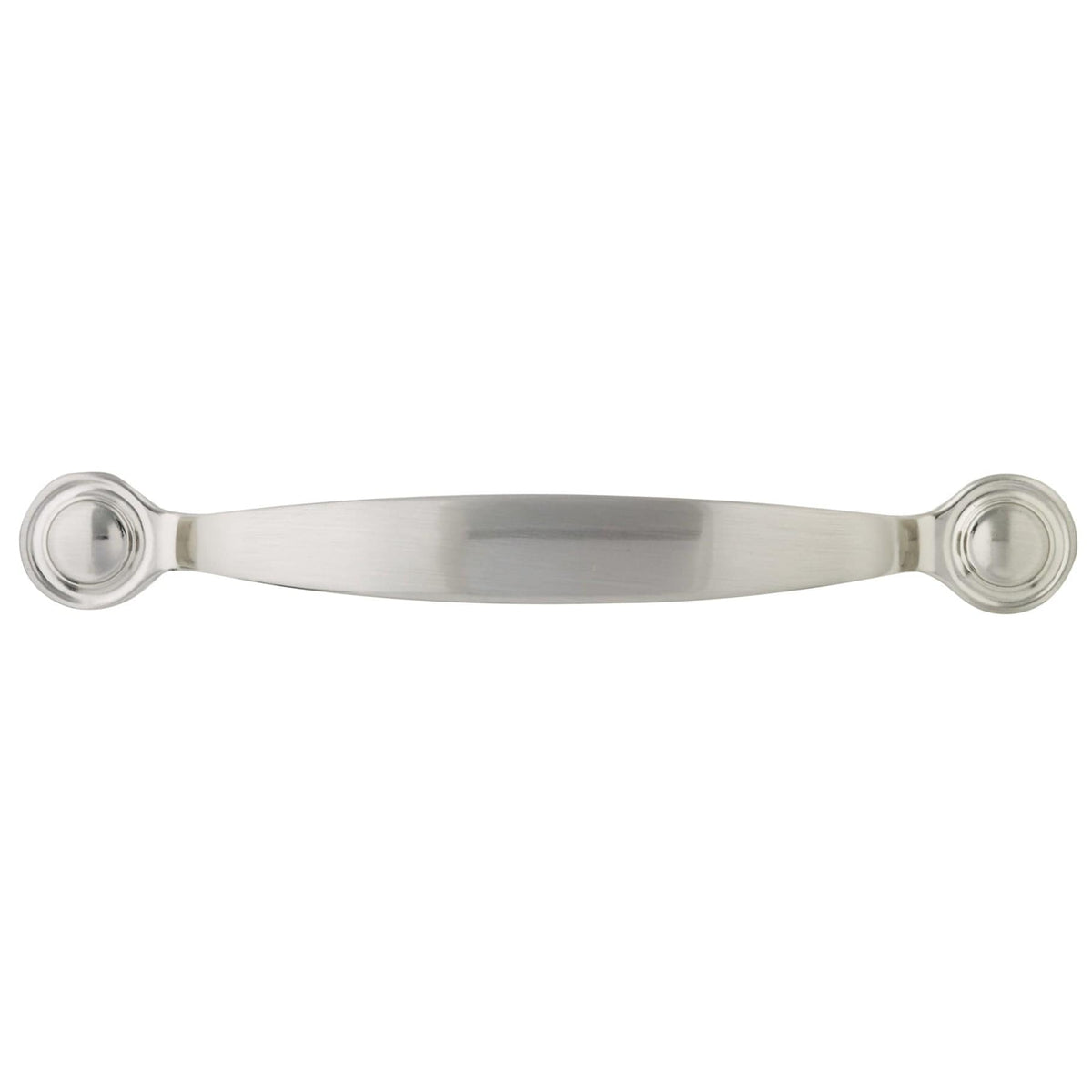 Traditional Pull, 3-3/4" Center-to-Center, Brushed Nickel