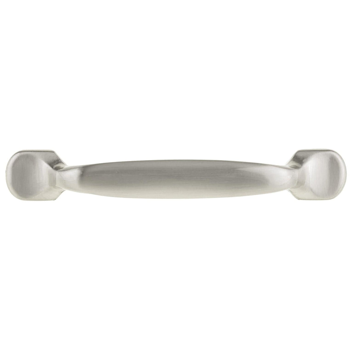 Traditional Pull, 3-3/4" Center-to-Center, Brushed Nickel