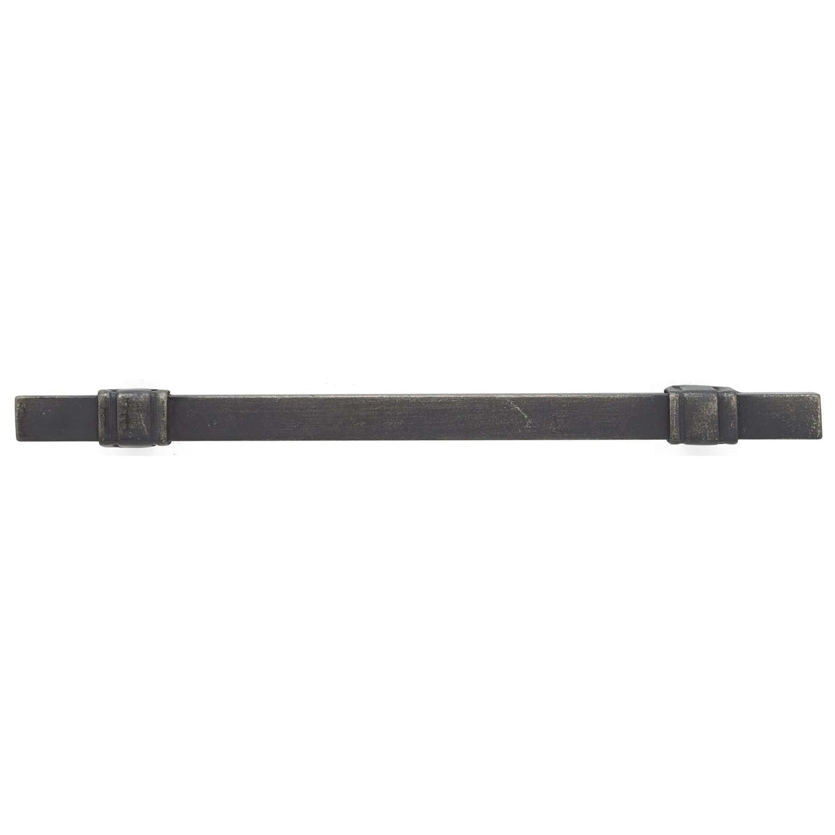 Contemporary Pull, 6-5/16" Center-to-Center, Matte Black Iron
