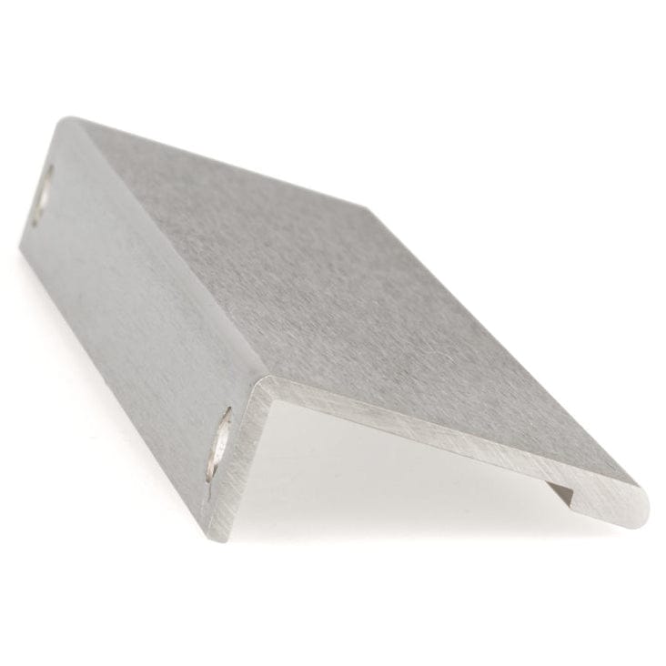 Contemporary Edge Pull, 7-9/16" Center-to-Center, Stainless Steel