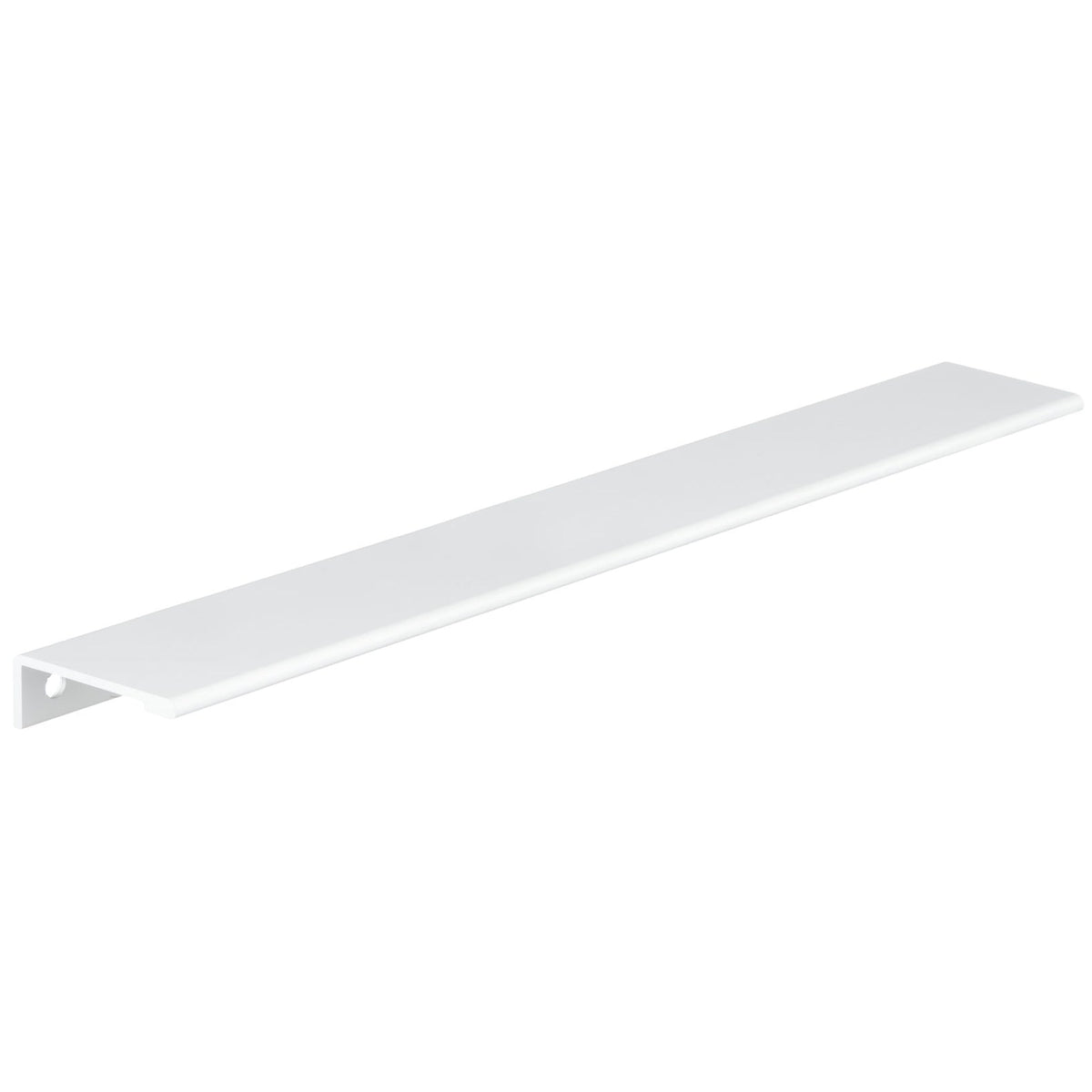 Contemporary Edge Pull, 16-3/8" Center-to-Center, White