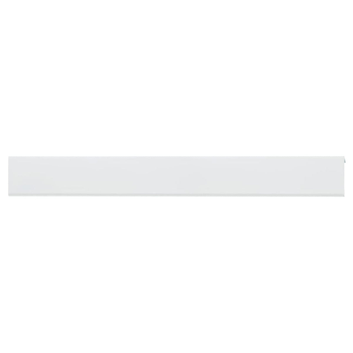 Contemporary Edge Pull, 16-3/8" Center-to-Center, White
