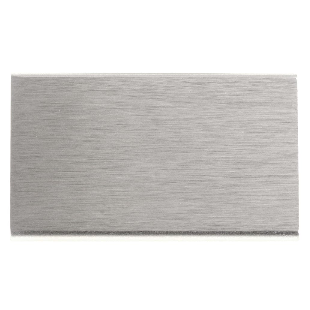 Contemporary Edge Pull, 1-31/32" Center-to-Center, Stainless Steel