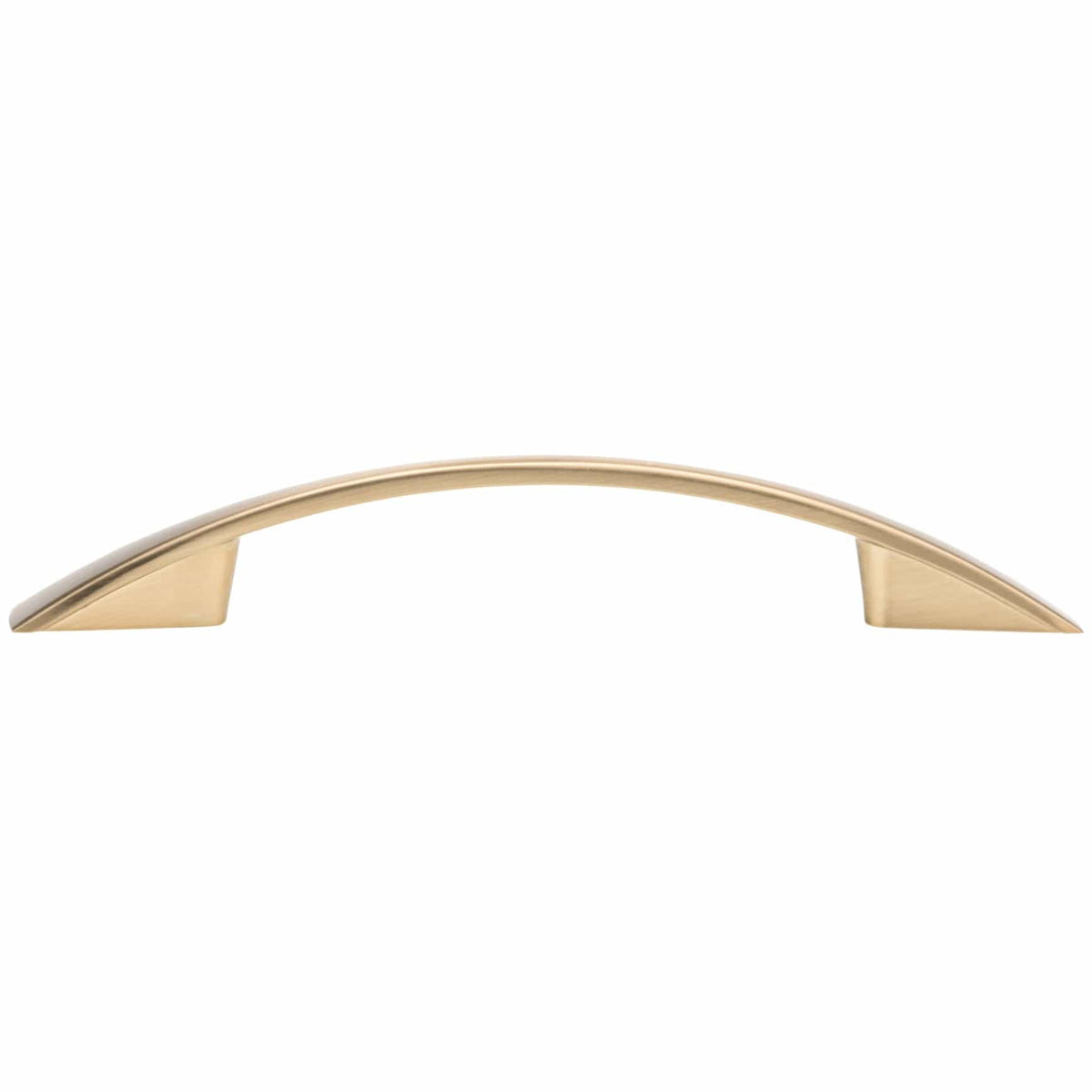 Refined Contemporary Metal Pull - Champagne Bronze - 3-3/4" Center-to-Center - 9/16" W x 5-7/16" L