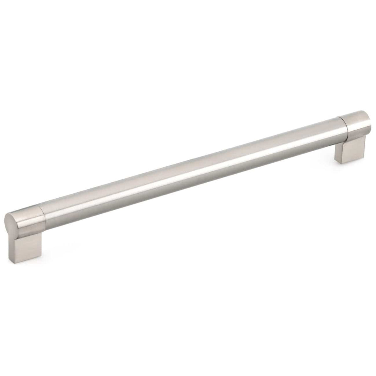 Contemporary Pull, 12-5/8" Center-to-Center, Brushed Nickel