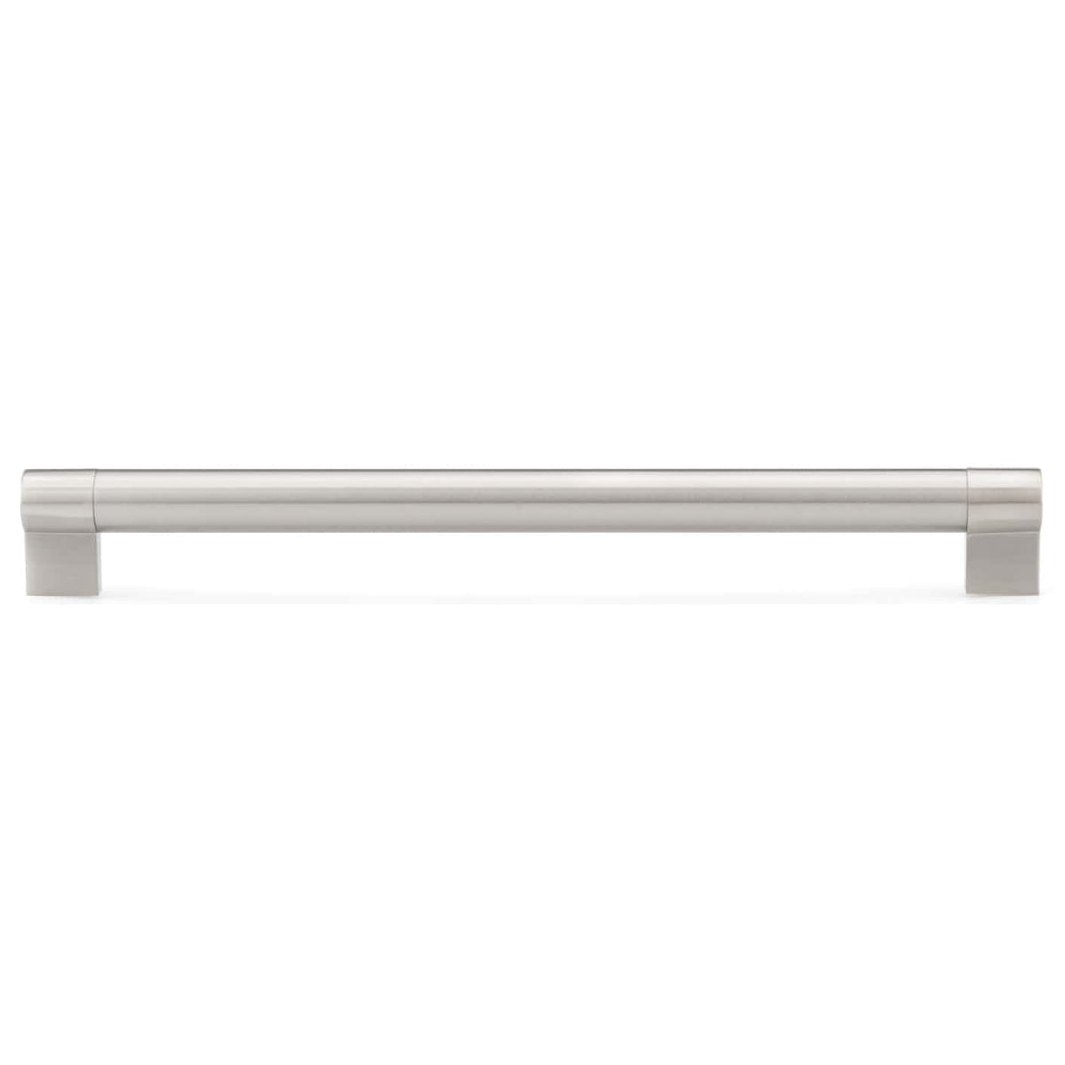 Contemporary Pull, 12-5/8" Center-to-Center, Brushed Nickel