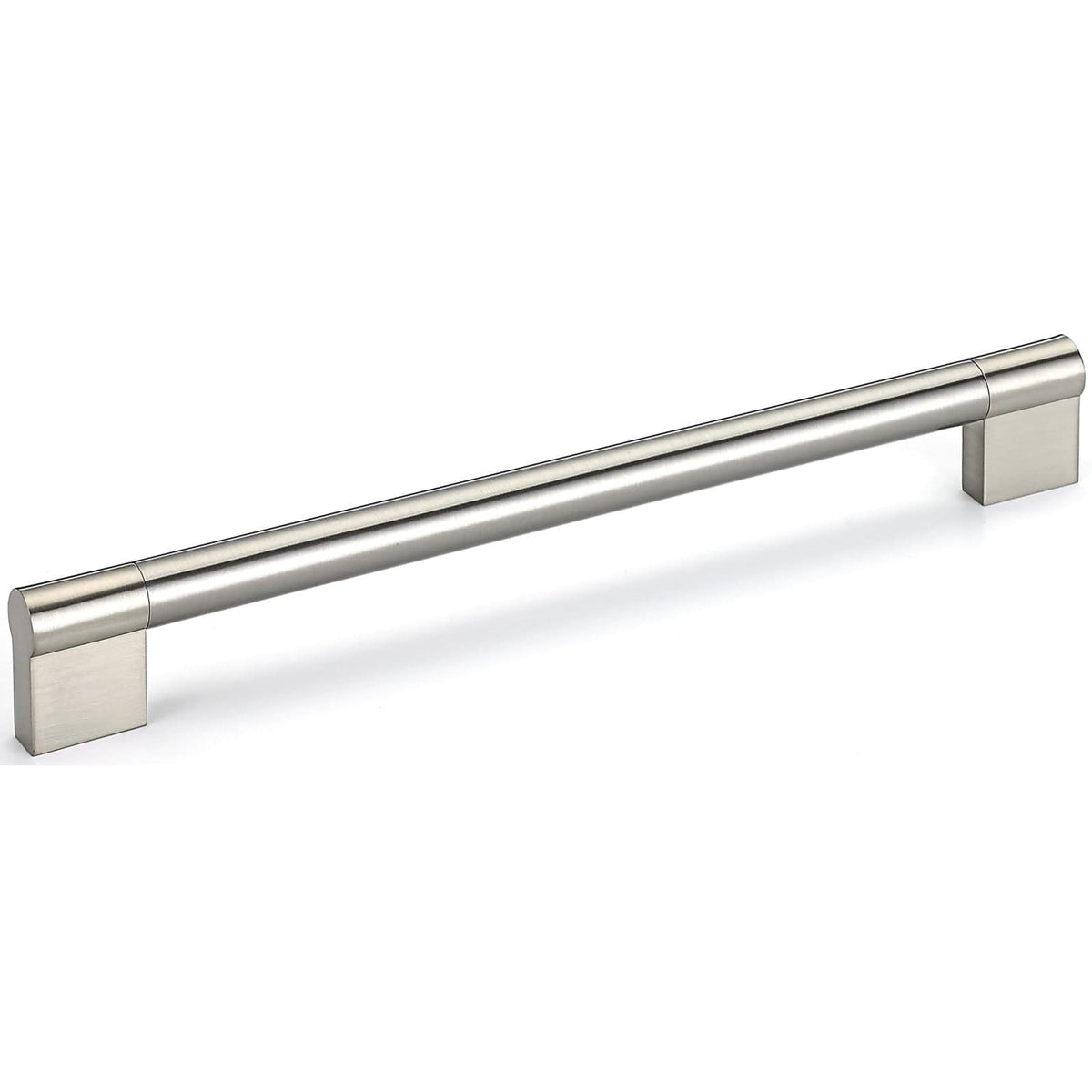Contemporary Pull, 8-13/16" Center-to-Center, Brushed Nickel