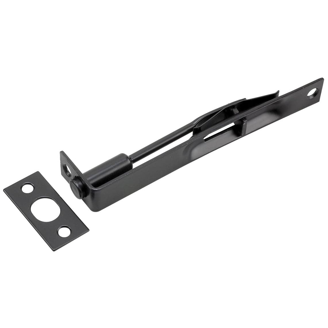 6" x 3/4" Flush Bolt Black