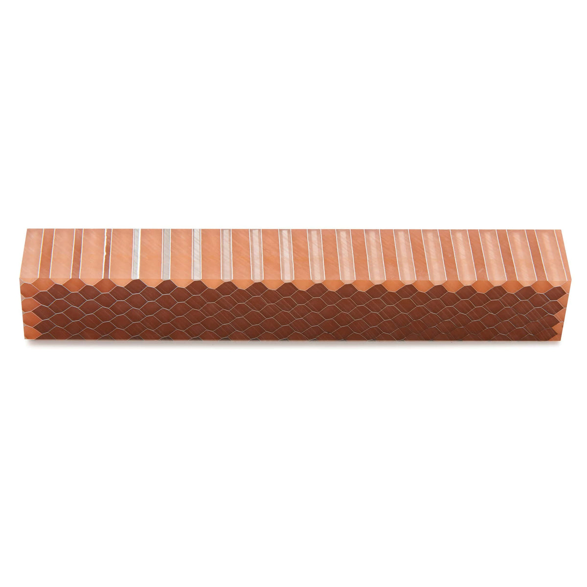 Honeycomb Acrylic Pen Blank - 3/4" x 3/4" x 5"