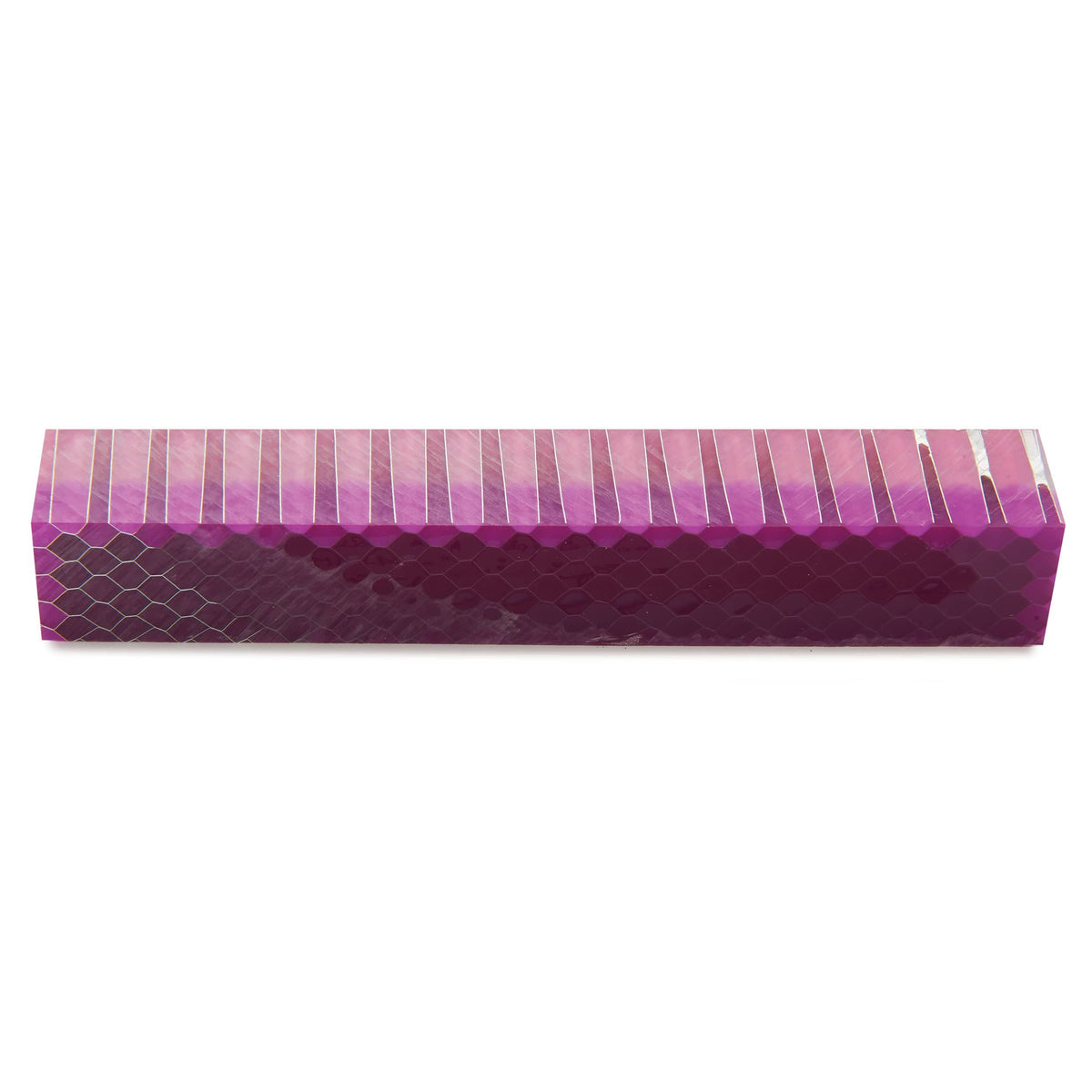 Honeycomb Acrylic Pen Blank - 3/4" x 3/4" x 5"