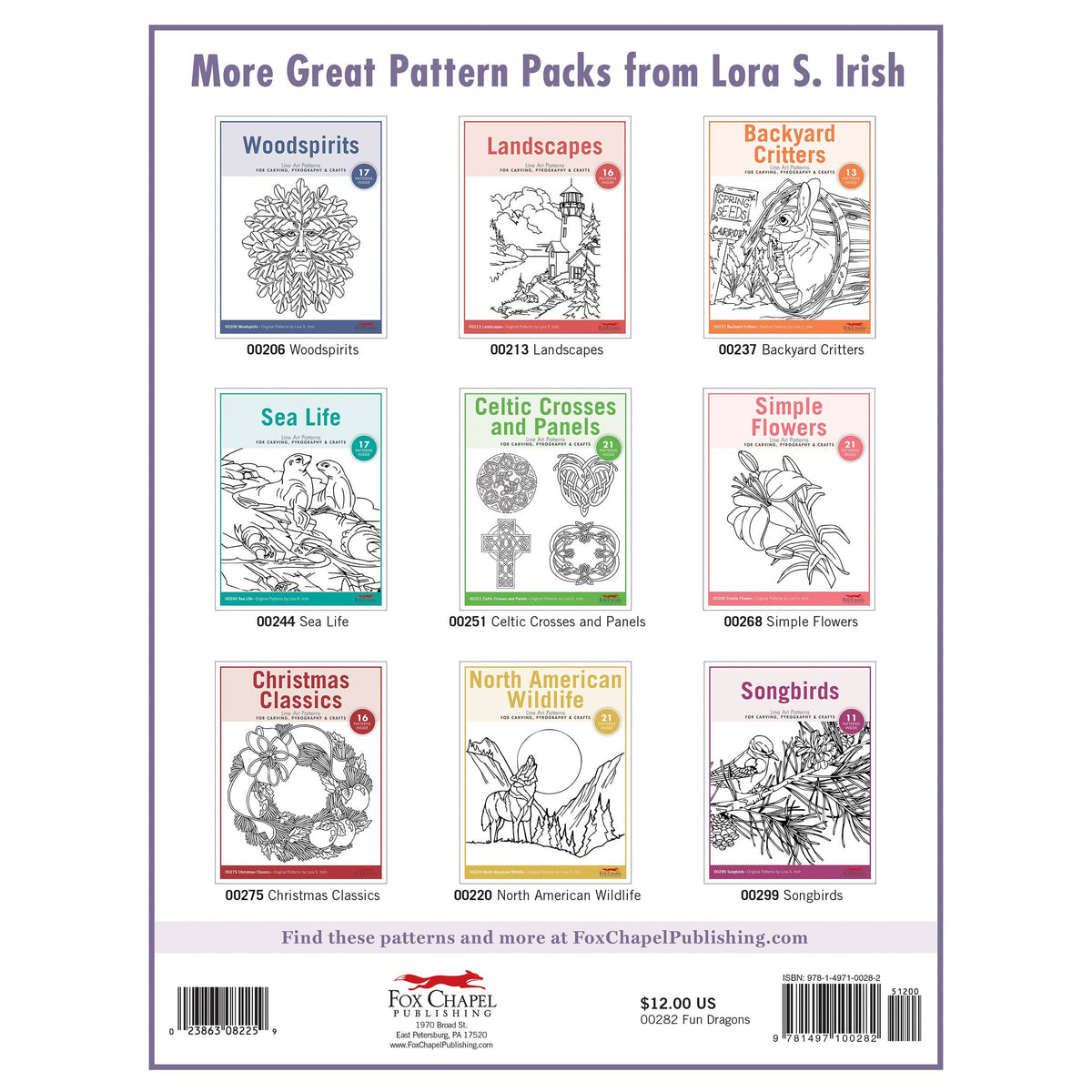 Fun Dragons Carving Patterns Pack
