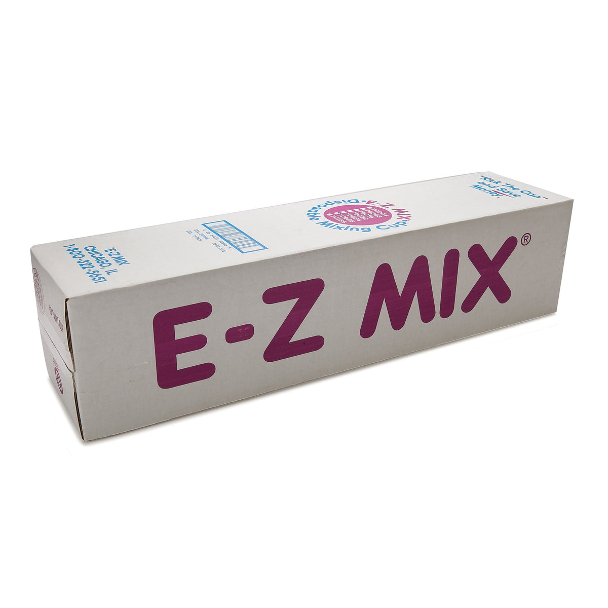 Disposable Quart Mixing Cups and Lids - 25 Packs