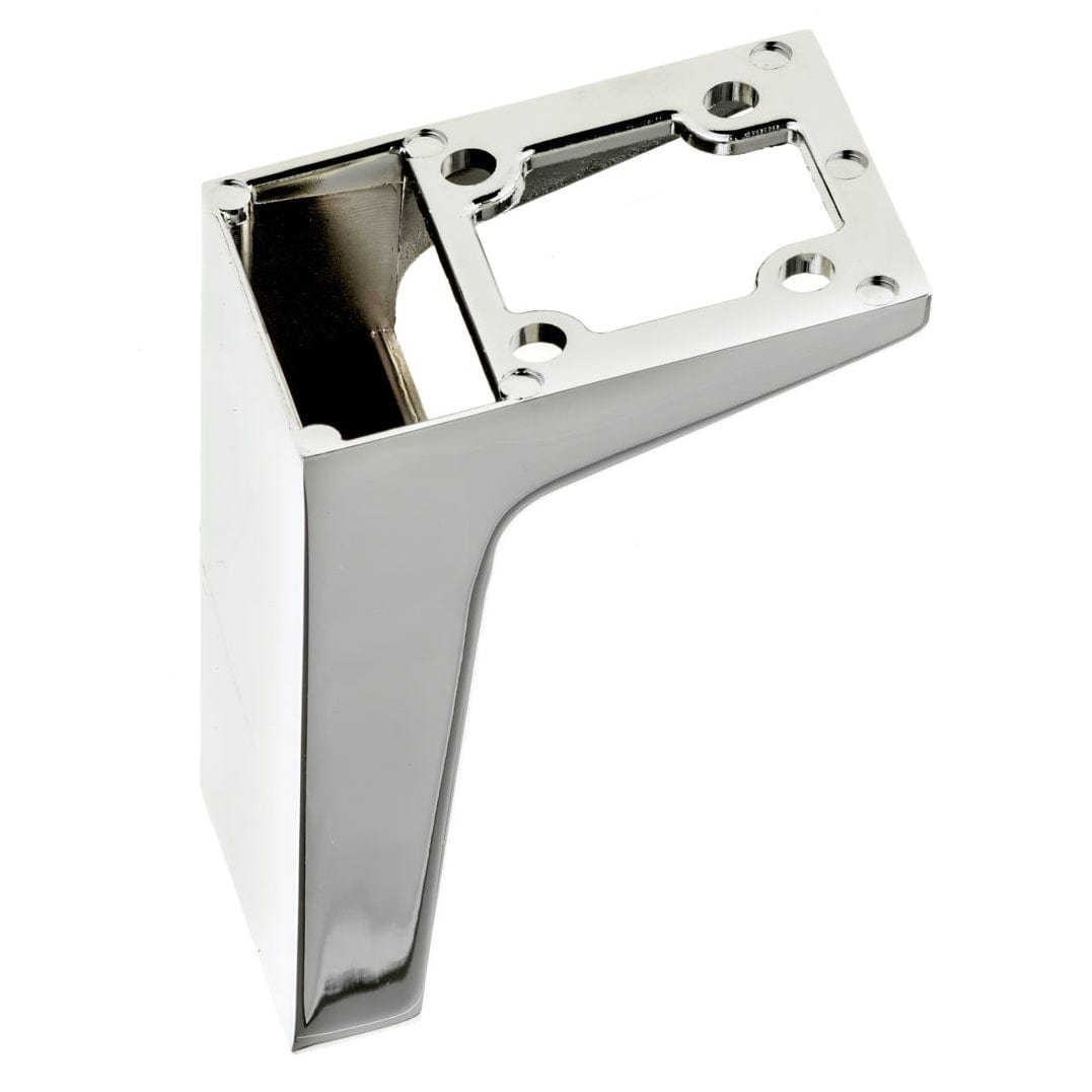 Design Adjustable Screw-In Furniture Leg - Chrome - 3-15/16" (100 mm)