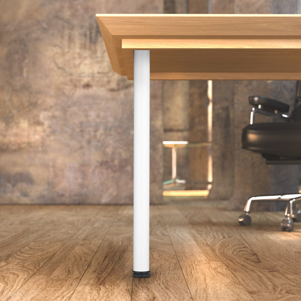 34-1/4" (870 mm) Adjustable Table Leg White