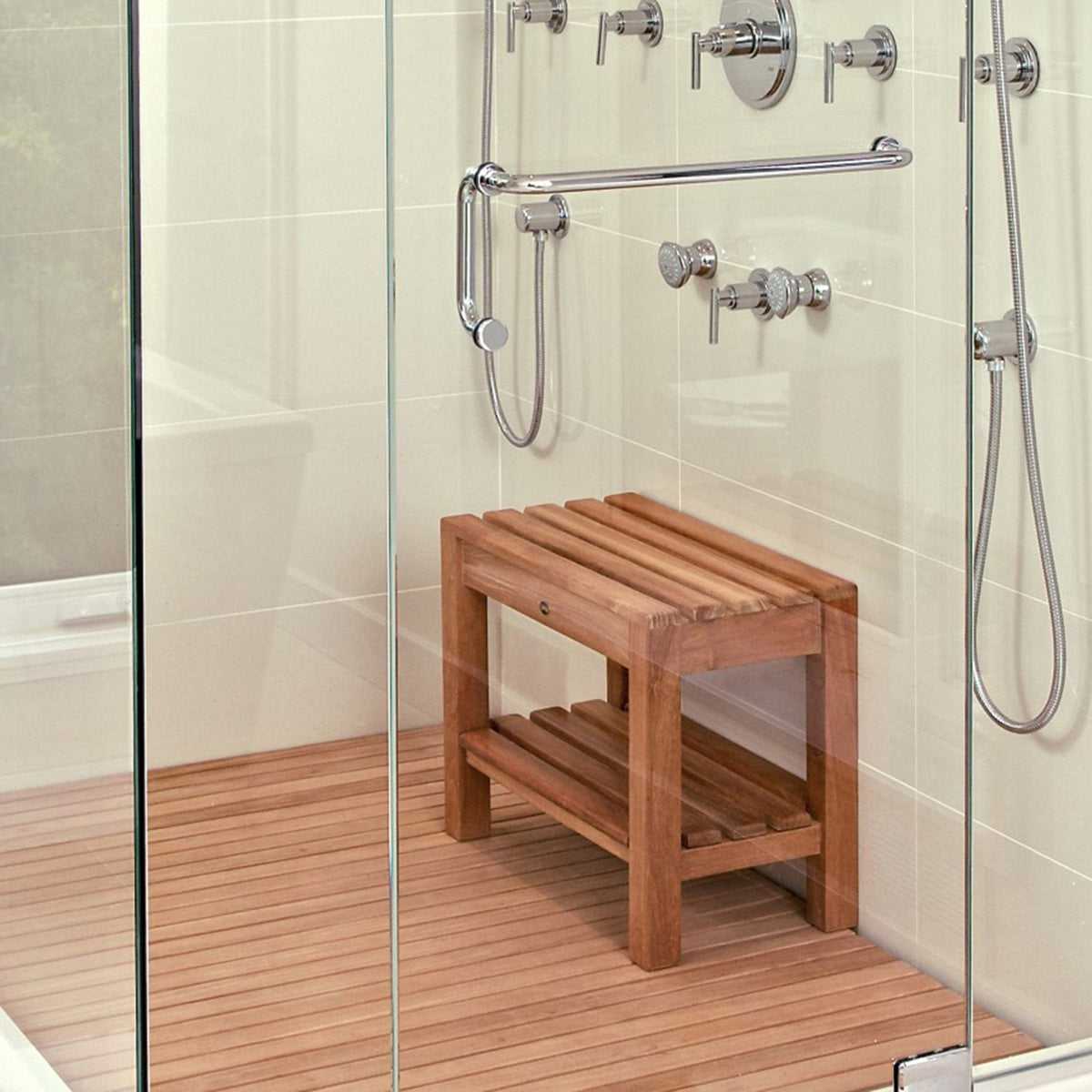 Coach Shower Bench 24" (60 cm) with Shelf
