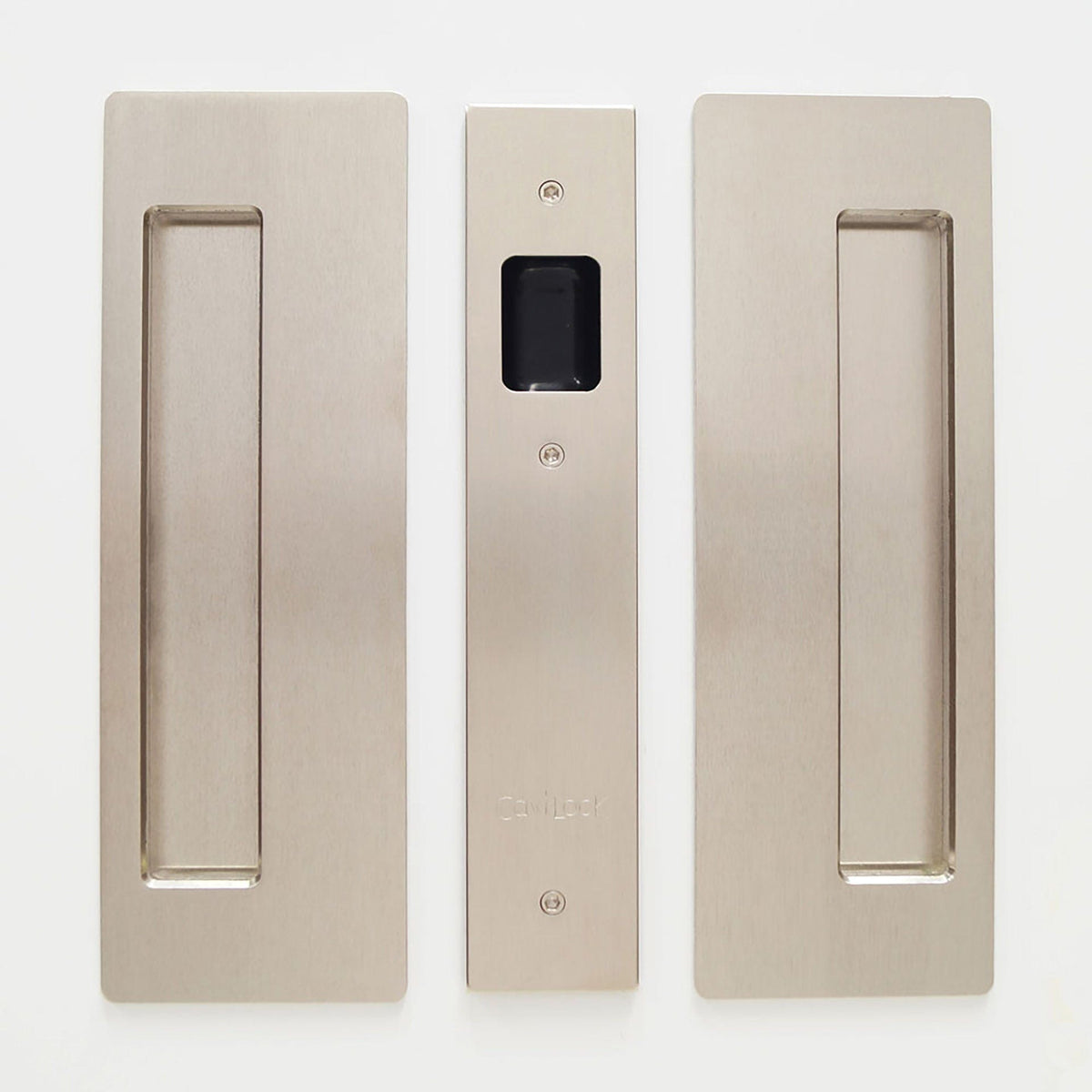 Cavity Sliders CL400 Pocket Door Handle for 1-3/8" Door Satin Nickel
