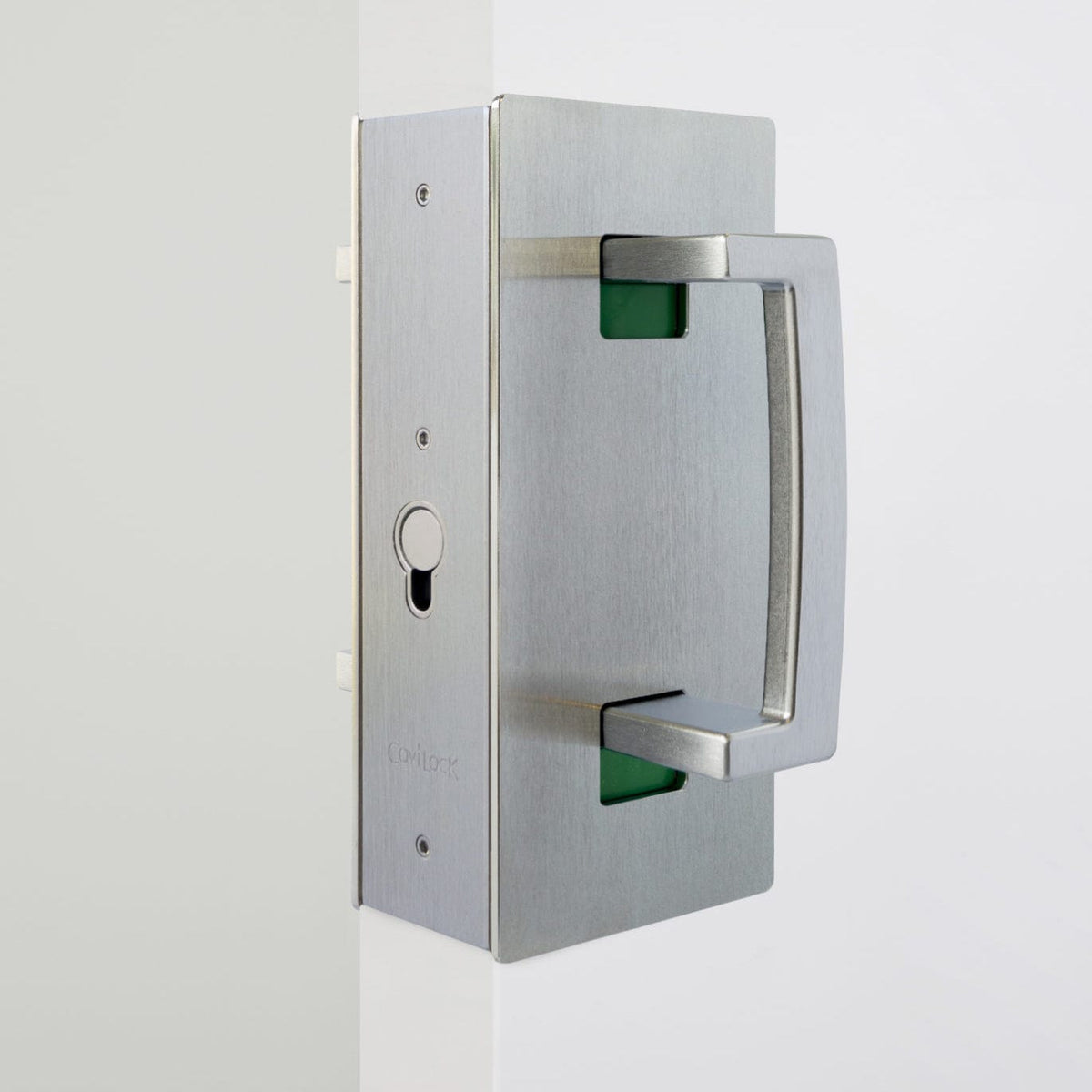 Cavity Sliders CL400 ADA Magnetic Pocket Door Handle for 1-3/4" Door Bright Chrome RH Snib