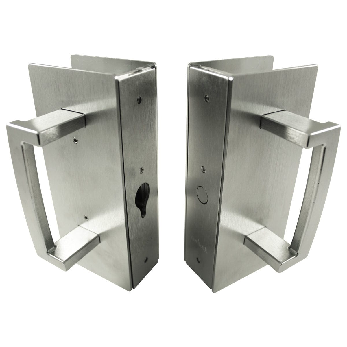 Cavity Sliders CL400 ADA Magnetic Bi-Parting Pocket Door Handle for 1-3/4" Door Satin Chrome Magnetic Latching