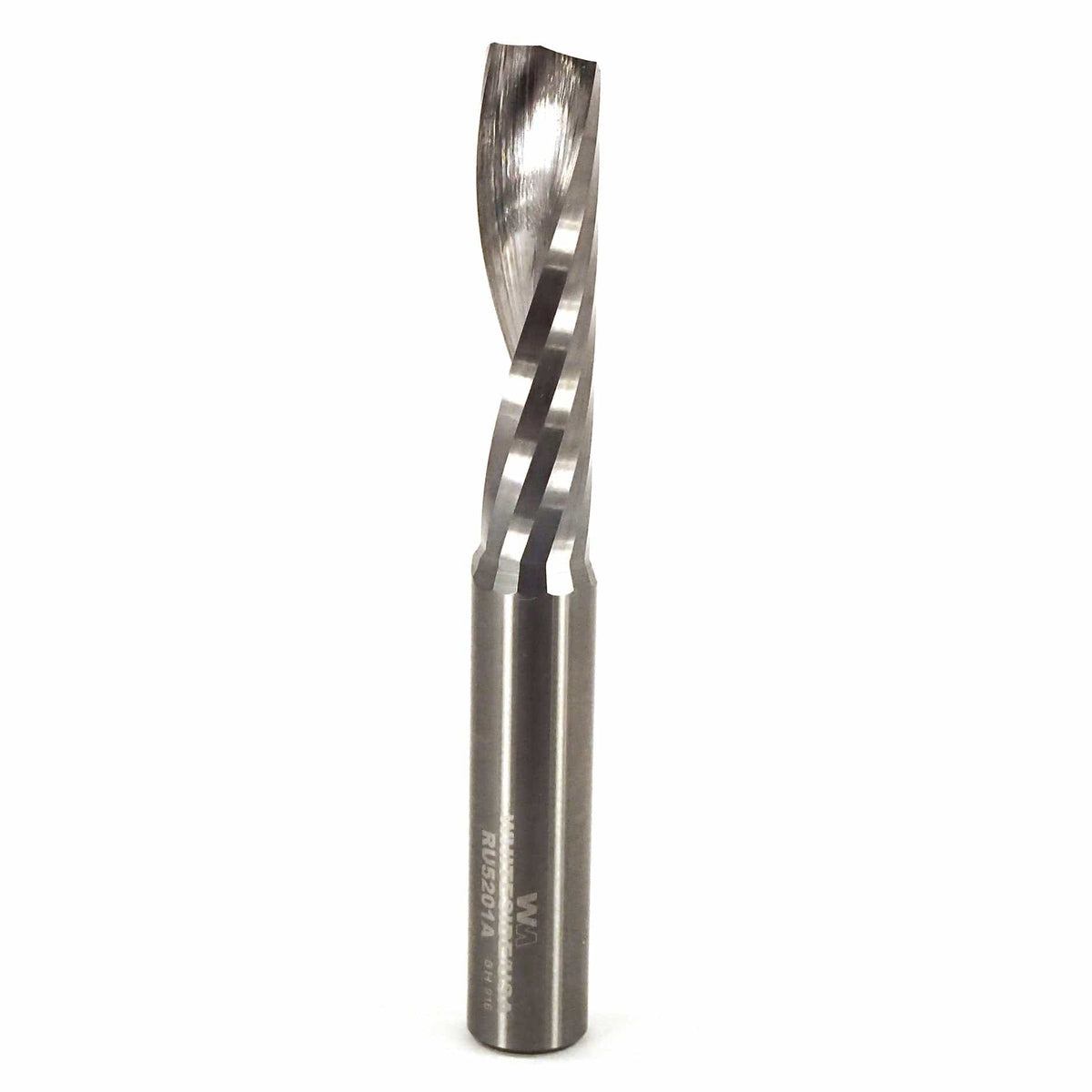 Single O-Flute Upcut Spiral Router Bit - 1/2" SH
