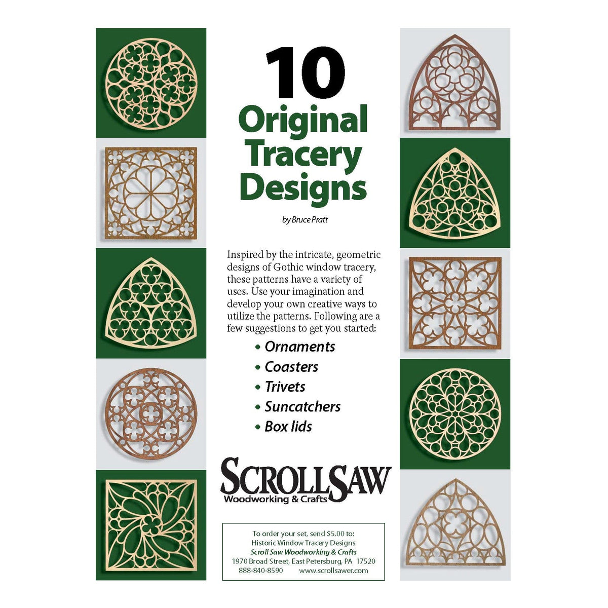 10 Original Tracery Designs Pattern Pack