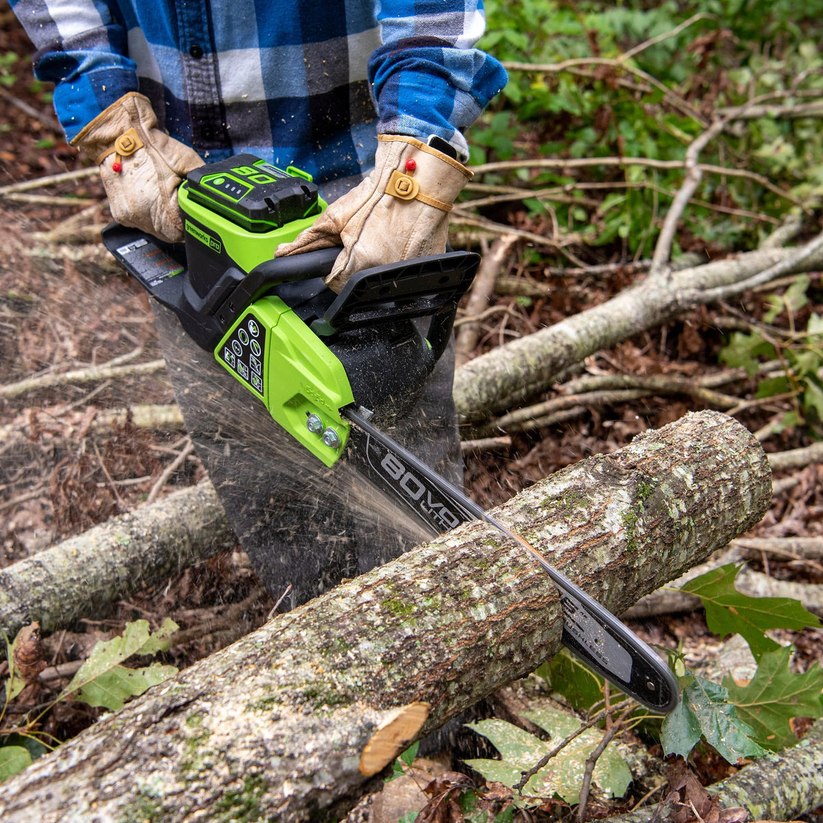 Gen II 16" Brushless Chainsaw with 2.5Ah Battery and 4A Rapid Charger
