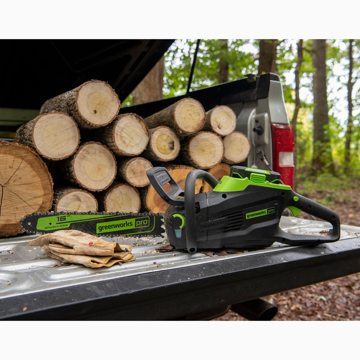 Gen II 16" Brushless Chainsaw with 2.5Ah Battery and 4A Rapid Charger